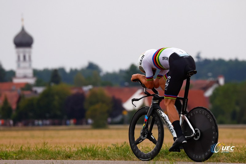 European Championships Munich 2022 - 2022 UEC Road Elite European Championships - Men's ITT - 17/08/2022 - Filippo Ganna (ITA) - photo Luca Bettini/UEC/SprintCyclingAgency?2022
